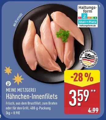 Hähnchen-Innenfilets