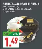 BURRATA oder BURRATA DI BUFALA