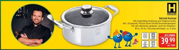 Hoffmann - Edelstahl Kochtopf