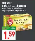KRÄUTER- oder FRÜCHTETEE