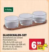 GLASSCHALEN-SET