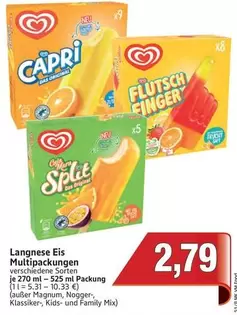Capri - Eis Multipackungen