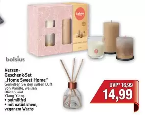 Kerzen-Geschenk-Set „Home Sweet Home"