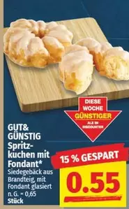 Spritz-kuchen mit Fondant