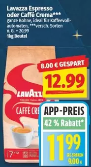 Lavazza - Espresso oder Caffè Crema