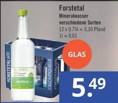 Mineralwasser verschiedene Sorten