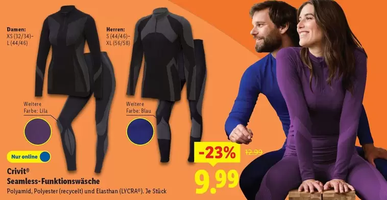 Seamless-Funktionswäsche