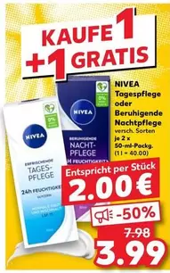 Nivea - Tagespflege oder Beruhigende Nachtpflege