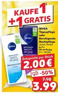 Nivea - Tagespflege oder Beruhigende Nachtpflege