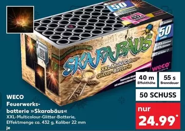 Feuerwerks-batterie »Skarabäus«