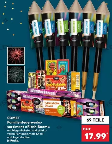 Deluxe - Familienfeuerwerks-sortiment Flash Boom