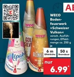 Boden-feuerwerk >>>Schweizer Vulkan<<