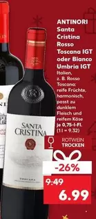 Santa Cristina Rosso Toscana IGT oder Bianco Umbria IGT