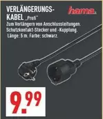 Hama - VERLÄNGERUNGS-KABEL