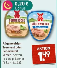 Teewurst oder Leberwurst