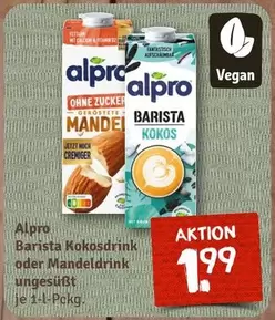 Barista - Kokosdrink oder Mandeldrink