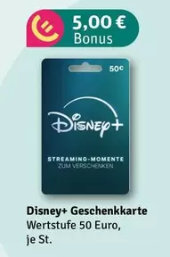 Disney - Geschenkkarte Wertstufe 50 Euro