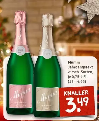 Mumm - Jahrgangssekt
