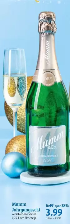 Mumm - Jahrgangssekt