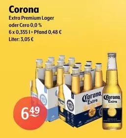 Corona - Extra Premium Lager Oder Cero 0,0%