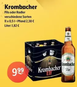 Krombacher - Pils Oder Radler Verschiedene Sorten 