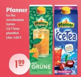 Pfanner - Ice Tea Verschiedene Sorten