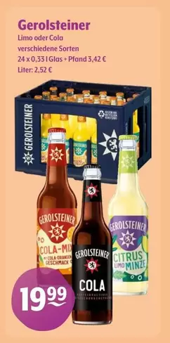 Gerolsteiner - Limo Oder Cola