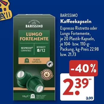 Nespresso - Kaffeekapseln