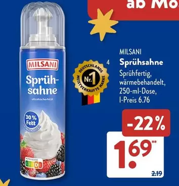 Sprühsahne