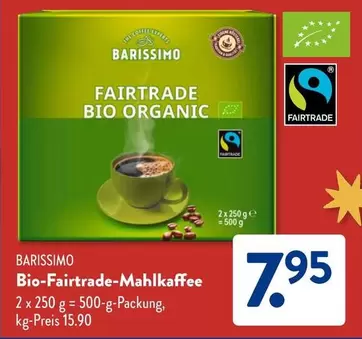 Fairtrade - Bio--Mahlkaffee