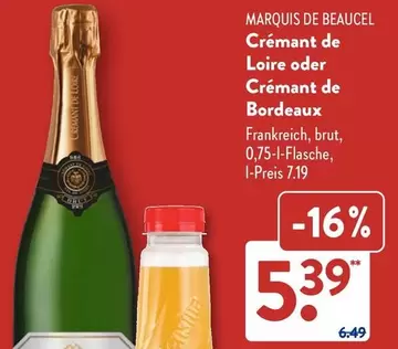 Crémant de Loire oder Crémant de Bordeaux