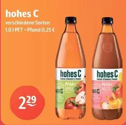 Hohes C - Verschiedene Sorten