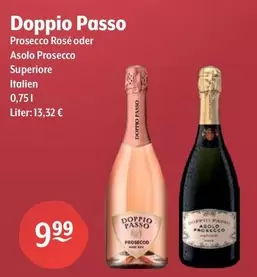 Doppio Passo - Prosecco Rosé Oder Asolo Prosecco Superiore Italien