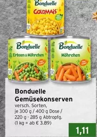 Bonduelle - Gemüsekonserven