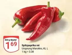 Spitzpaprika rot