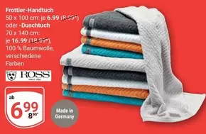 Frottier-Handtuch oder -Duschtuch