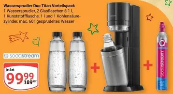 Sodastream - Duo Titan Vorteilspack