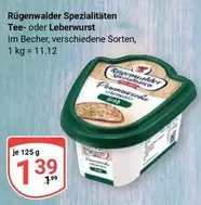 Tee- oder Leberwurst