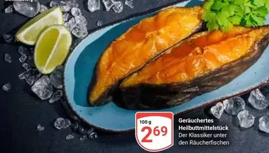 Geräuchertes Heilbuttmittelstück