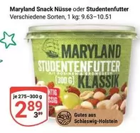 Snack Nüsse oder Studentenfutter