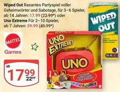 Mattel - Wiped Out or Uno Extreme