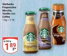 Frappuccino Moccha, Vanilla oder Coffee