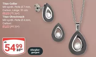 Titan-Collier, Titan-Ohrschmuck