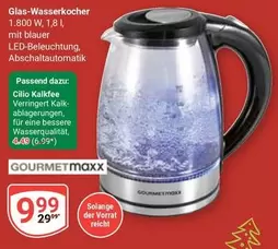 Gourmet - Glas-Wasserkocher
