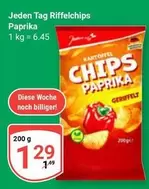 Riffelchips Paprika