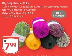 Big Lady Uni oder Color