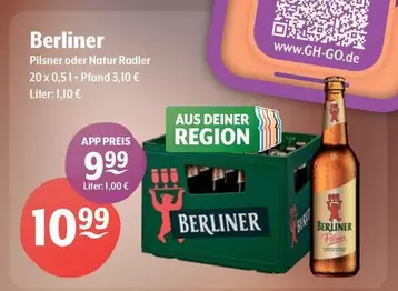 Berliner  - Pilsner Oder Natur Radler