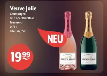 Veuve Jolie -  Champagne Brut Oder Brut Rosé Frankreich