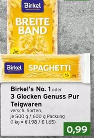 No. 1 oder 3 Glocken Genuss Pur Teigwaren