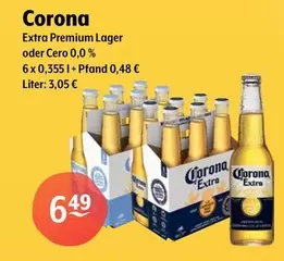 Corona - Extra Premium Lager Oder Cero 0,0% 